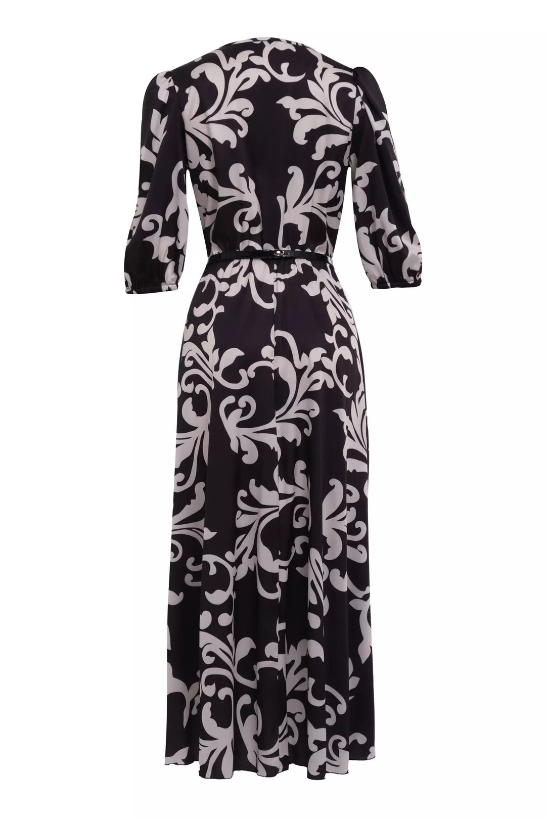 FRV Printed satin short sleeve midi dress - Donetsk