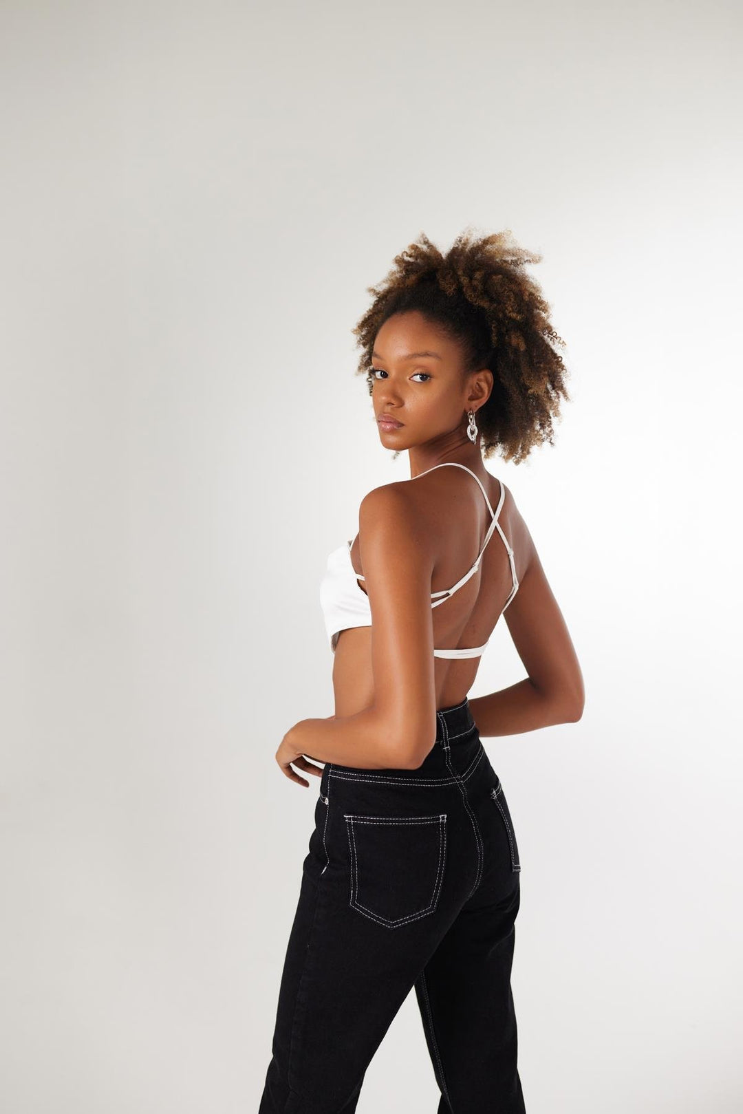 HLLY Women Shery Crop White - Mazarrón