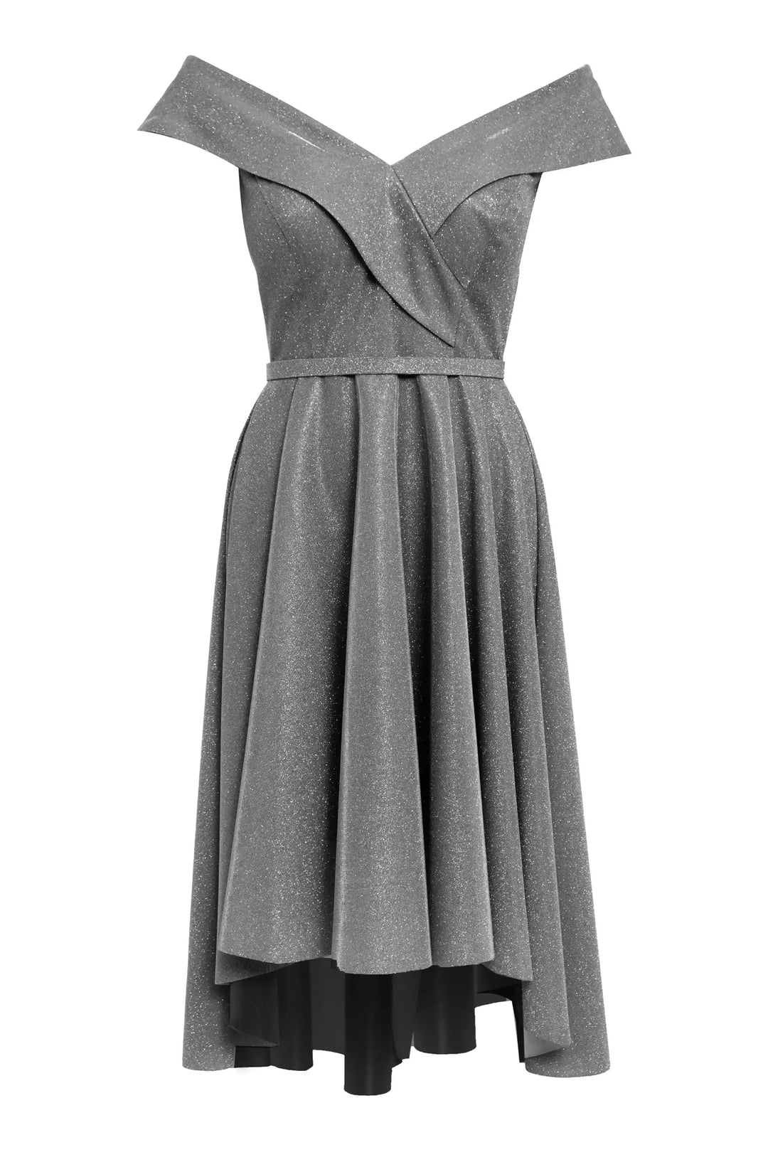 FRV Silver glare sleeveless midi dress - San Felipe del Progreso