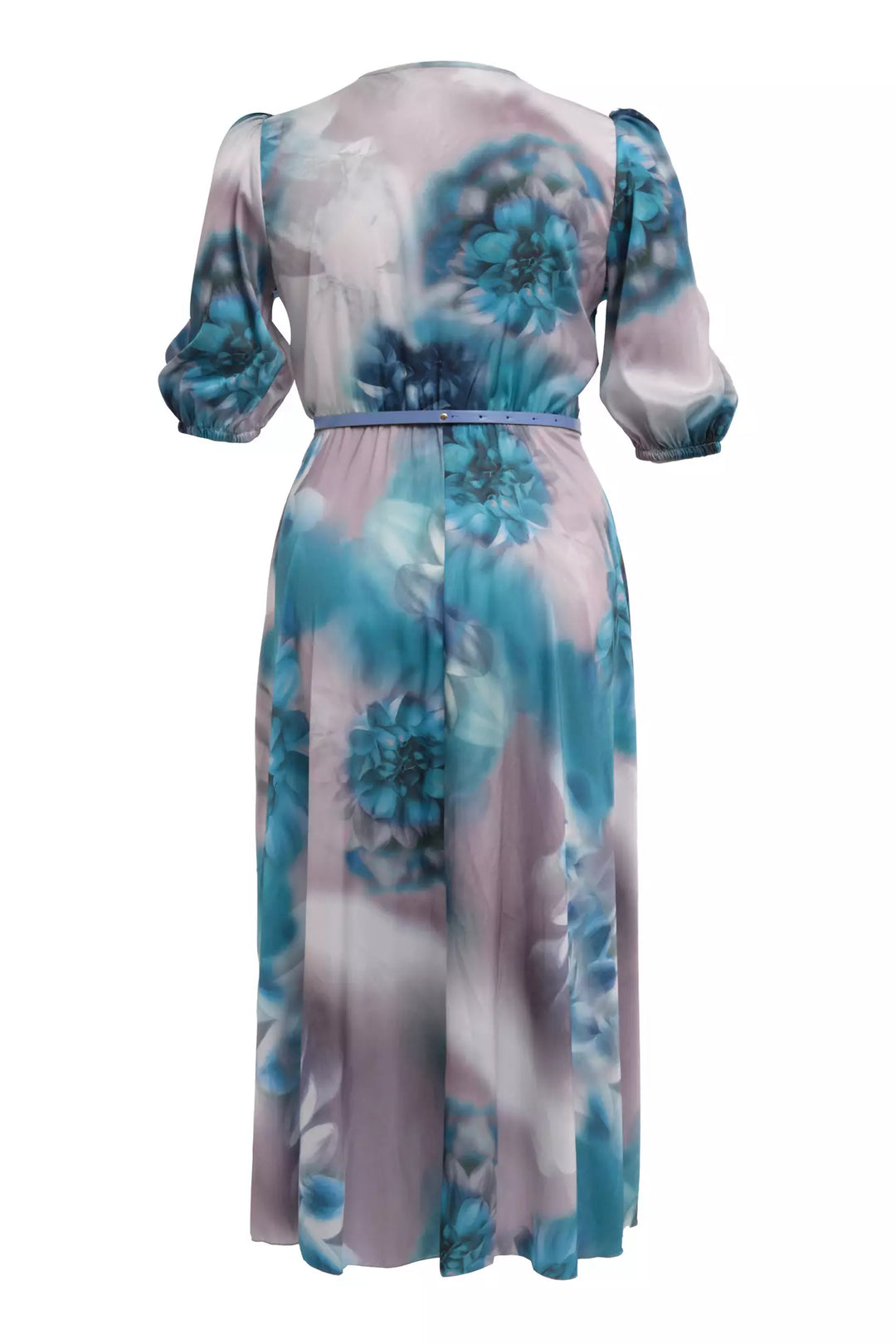 FRV Printed plus size satin short sleeve midi dress - Wiener Neustadt