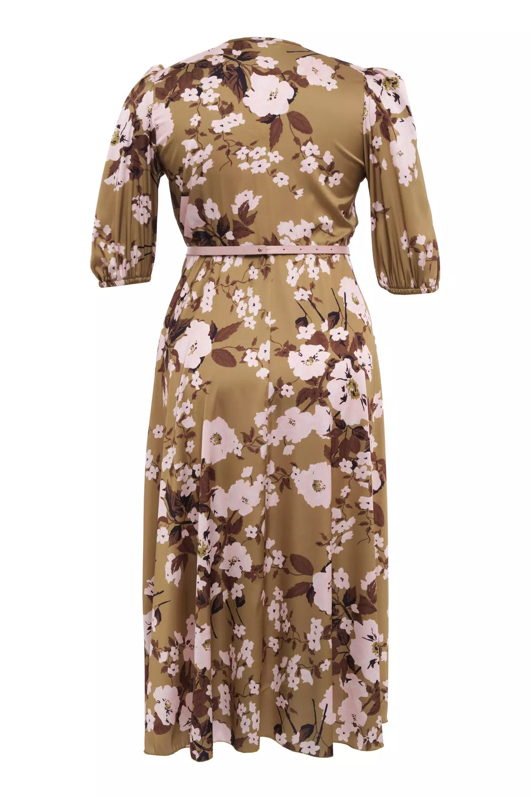 FRV Printed plus size satin short sleeve midi dress - Vitry-sur-Seine