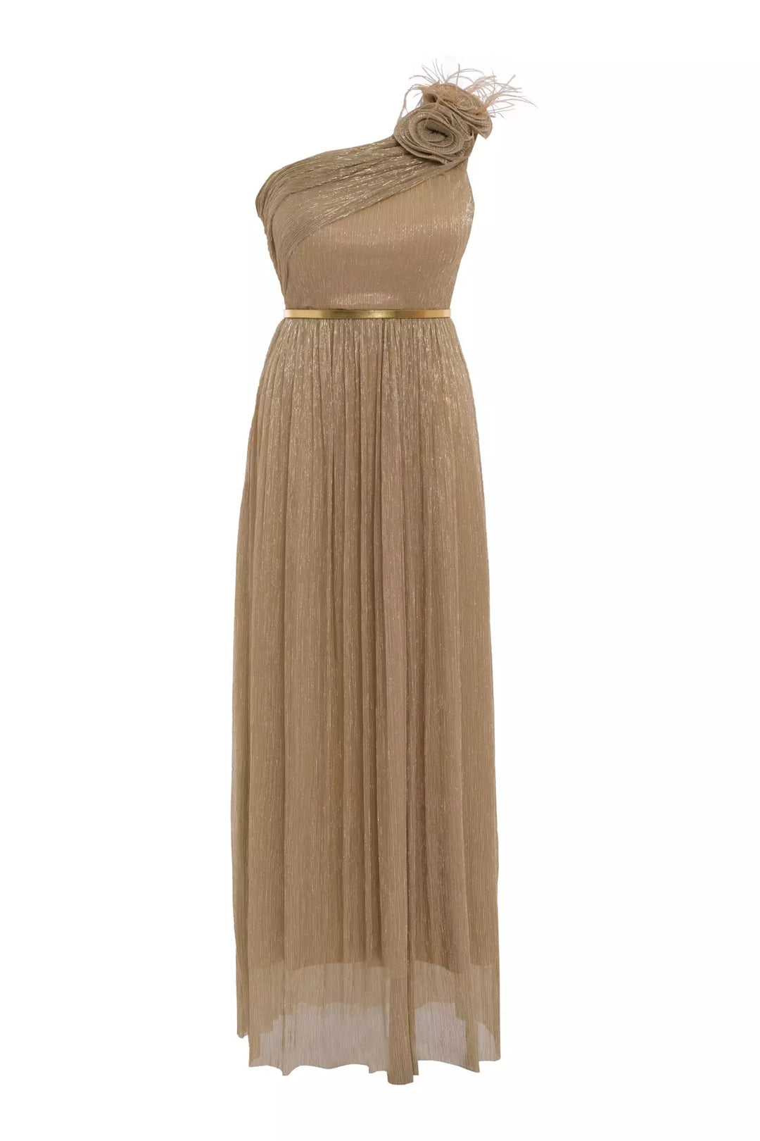 FRV Gold moonlight sleeveless maxi dress - Urbana