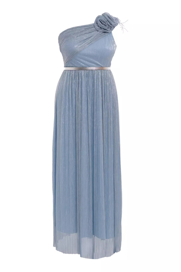 FRV Blue plus size moonlight sleeveless maxi dress - Omaha