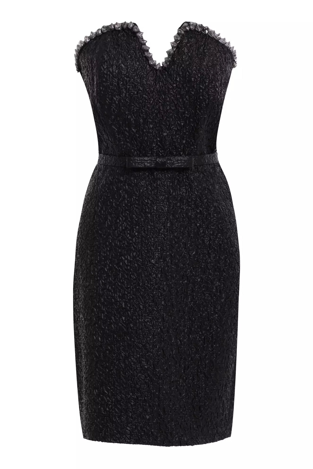 FRV Black jakar strapless mini dress - Bartlett