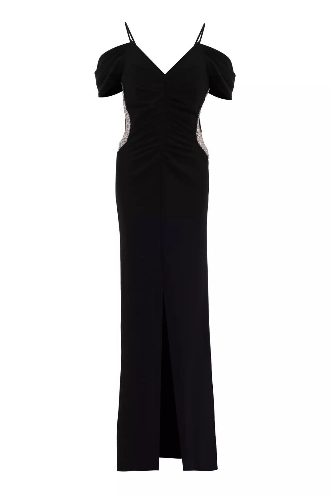 FRV Black crepe sleeveless maxi dress - Ciudad Valles