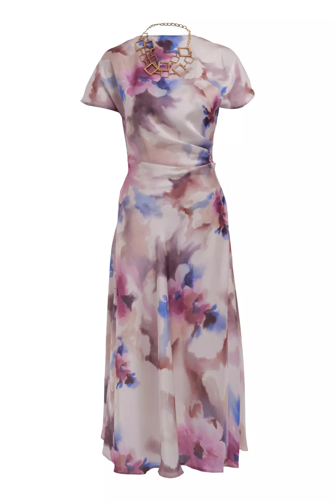 FRV Printed satin sleeveless midi dress - Dachau