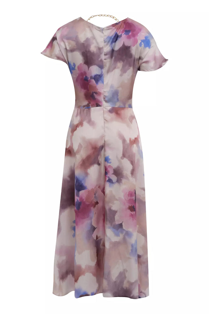 FRV Printed satin sleeveless midi dress - Dachau