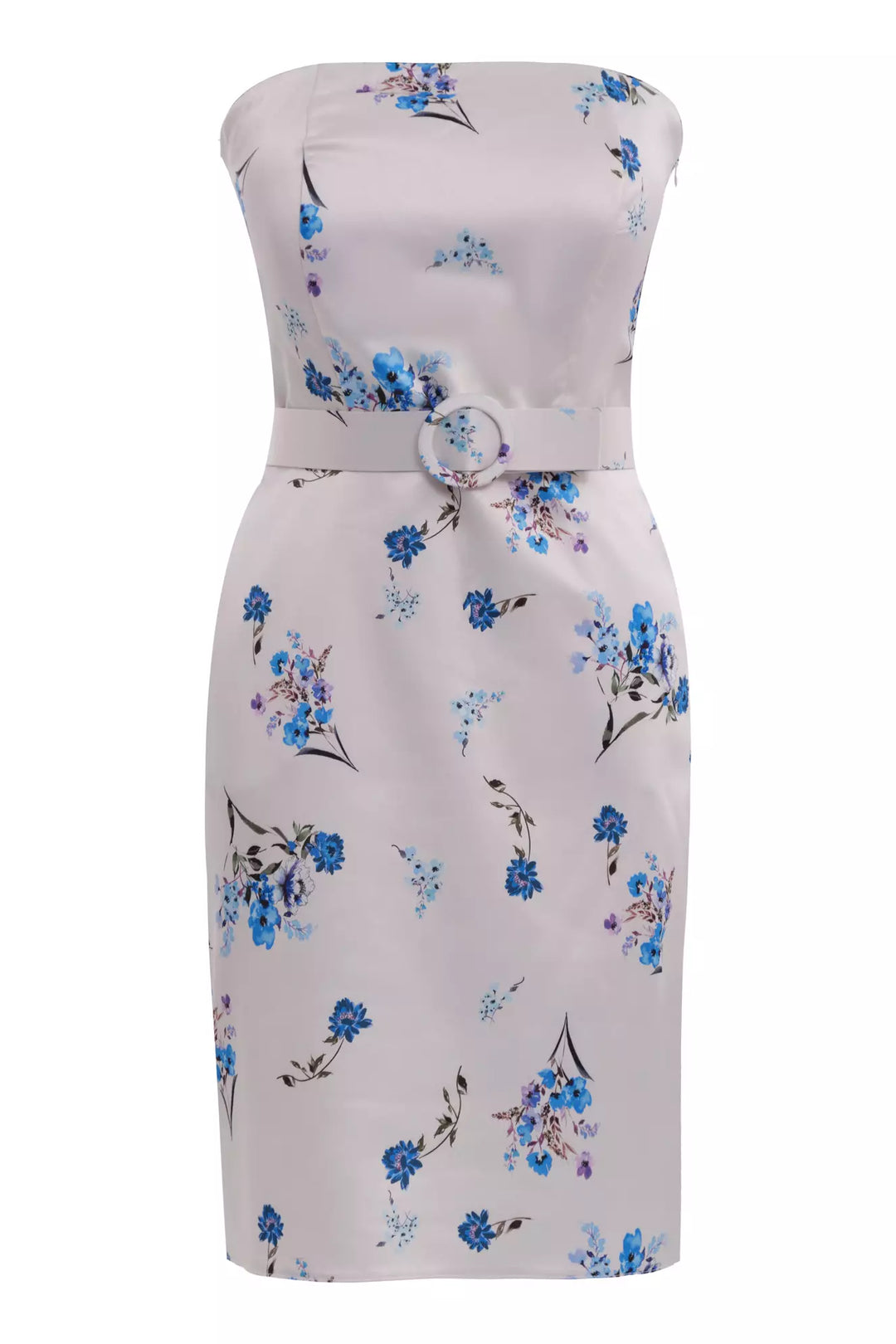 FRV Printed satin strapless maxi dress - Milford city