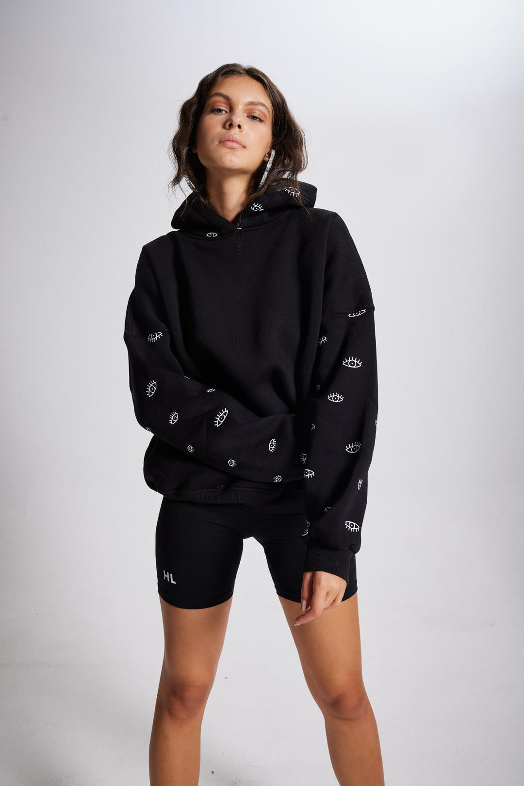 HLLY Women Eye Sweatshirt Black - Bowmanville