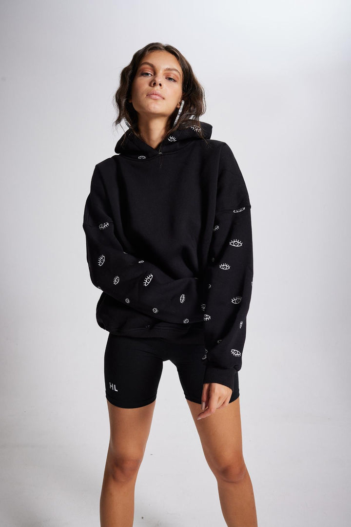 HLLY Women Eye Sweatshirt Black - Bowmanville