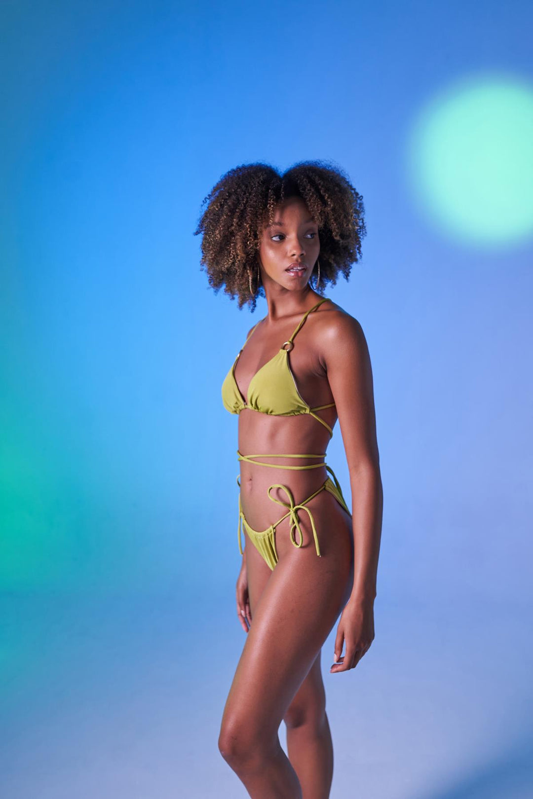 HLLY Women Delphi Bikini Bottom Green - Épinay-sur-Seine