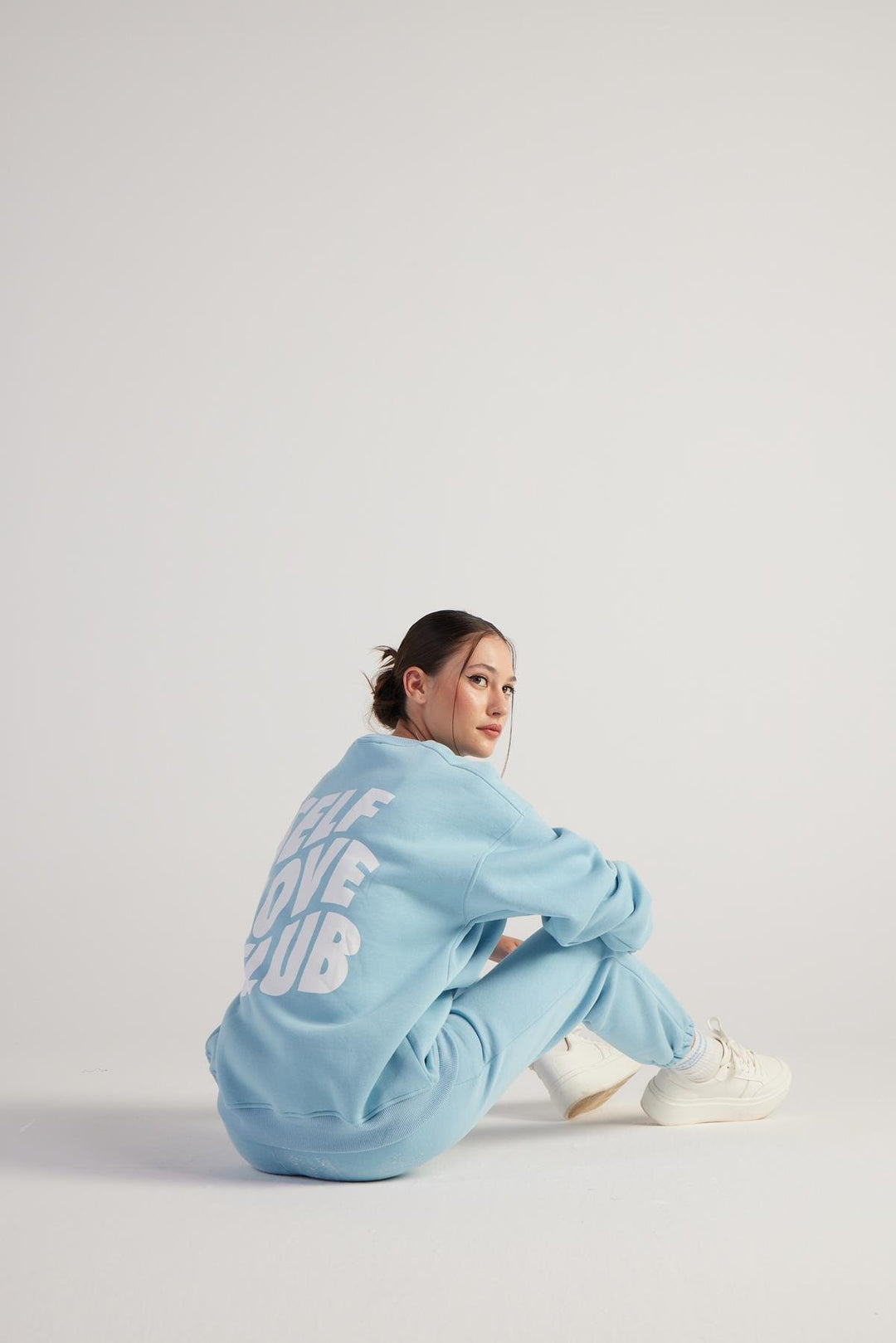 HLLY Women Fluffy Sweatshirt Blue - North Shields