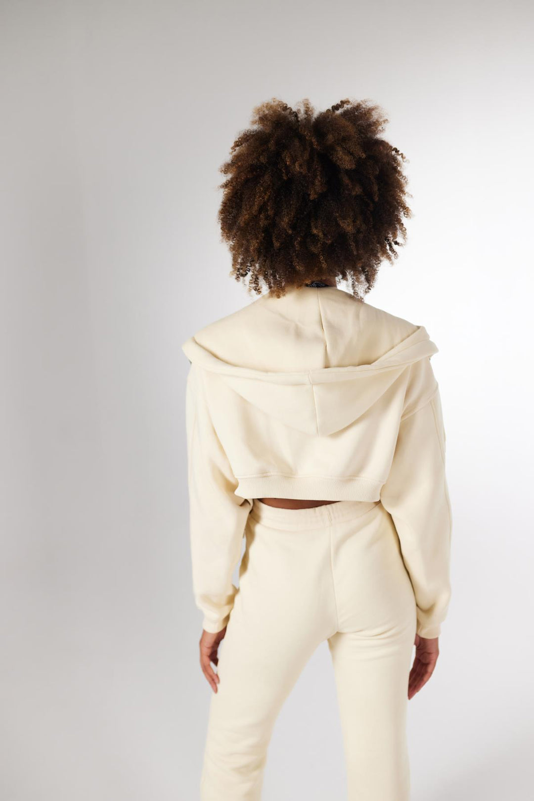 HLLY Women Mixed Sweatshirt Beige - Gallarate