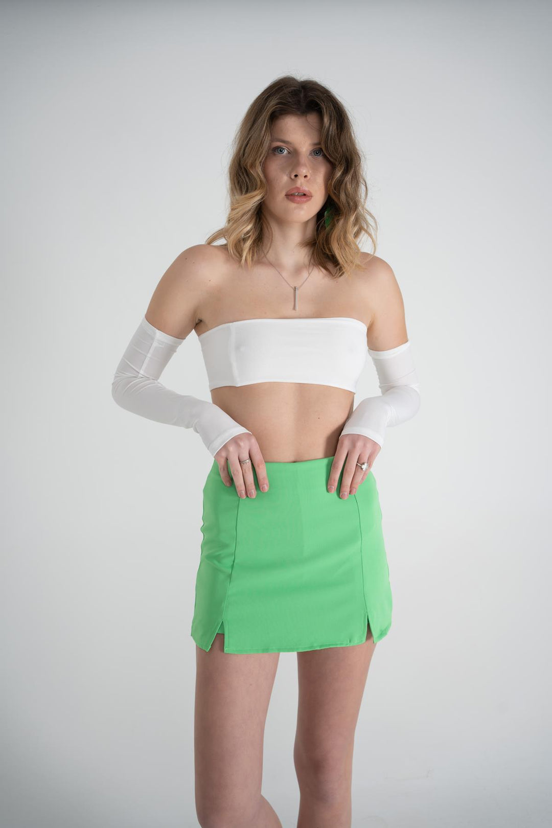 HLLY Women Wren Shorts Skirt Green - Peristéri