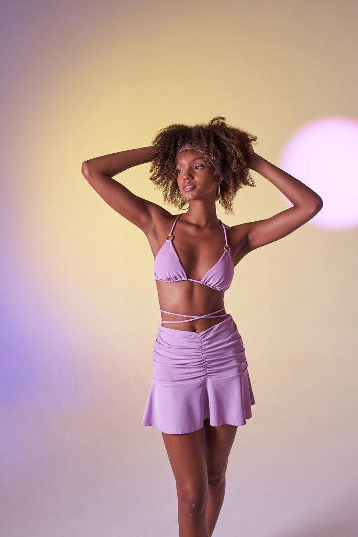 HLLY Women Delphi Skirt Lilac - Hereford