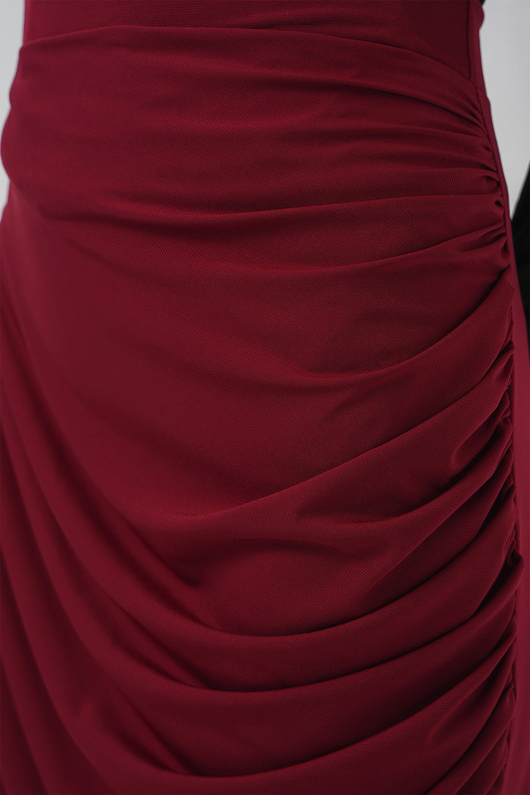 BGD Women Pleated Midi Skirt - Burgundy - Alhaurín de la Torre