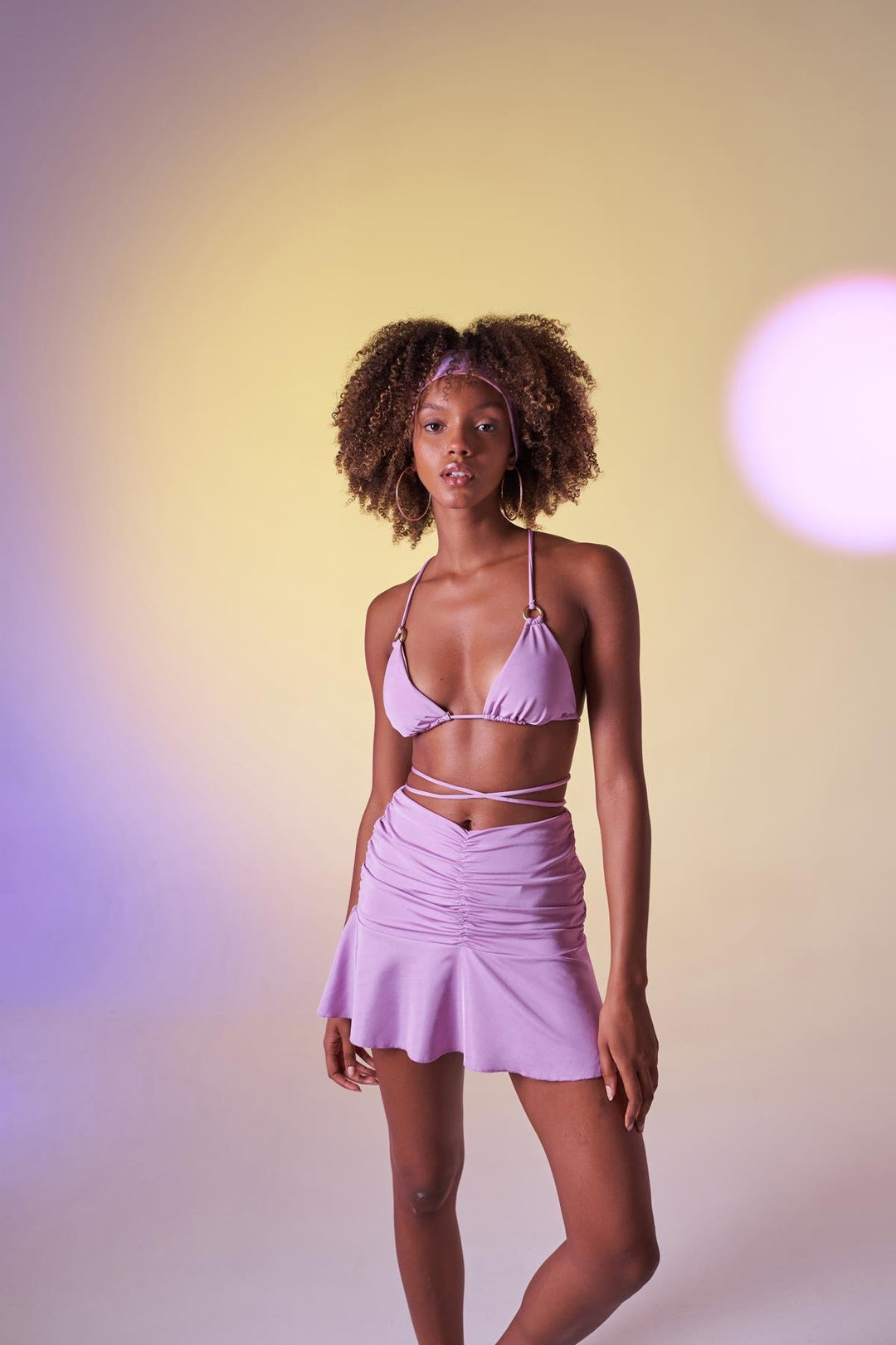 HLLY Women Delphi Skirt Lilac - Hereford