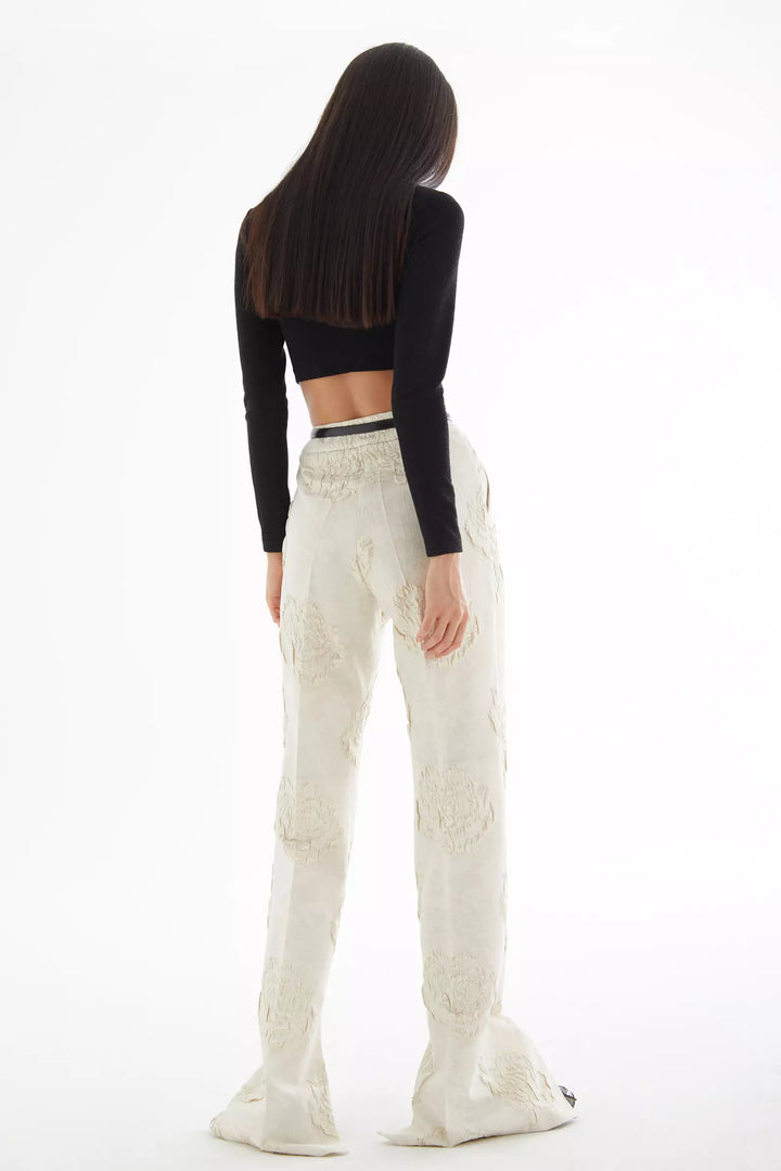 FRV Black triko long sleeve mini blouse - Meridian