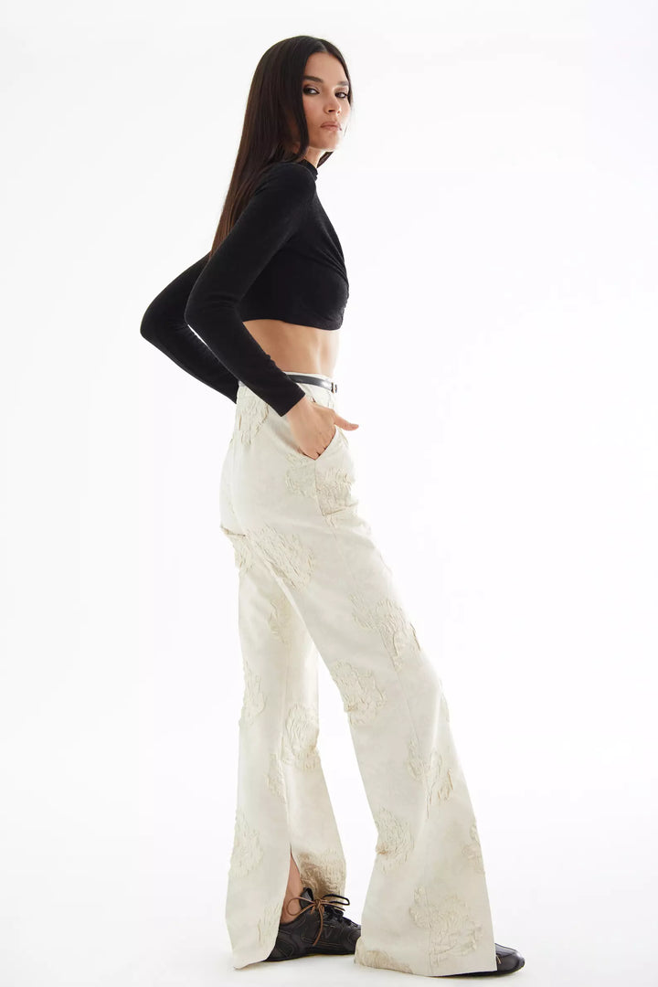 FRV Black triko long sleeve mini blouse - Meridian