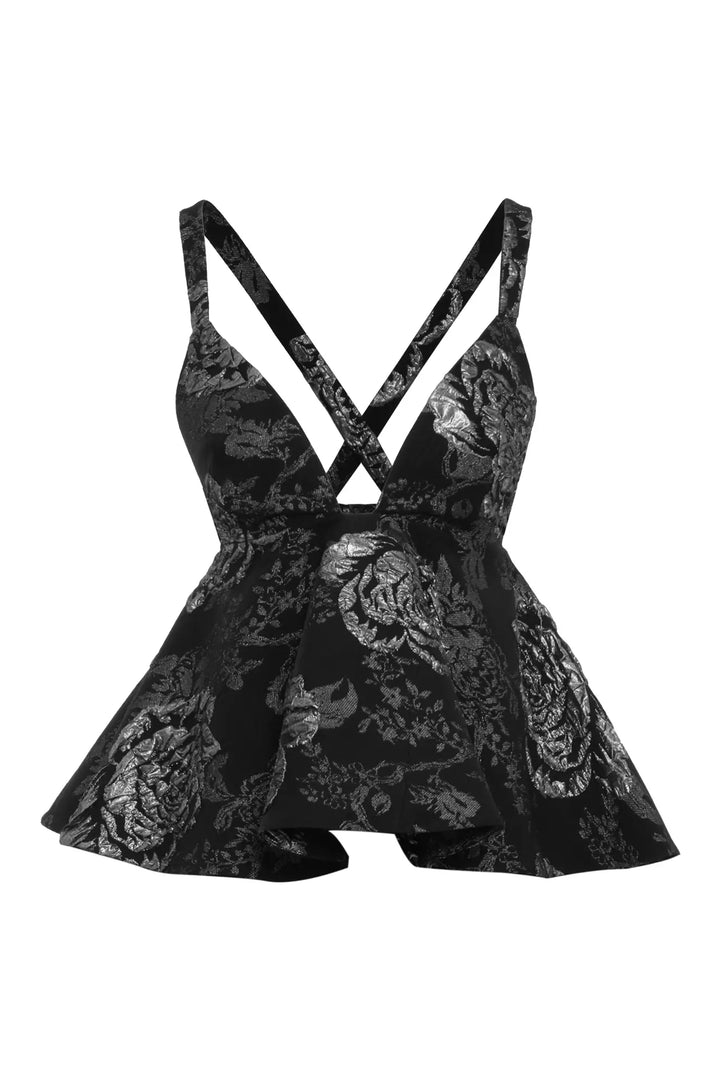 FRV Silver jakar sleeveless mini blouse - Farmington