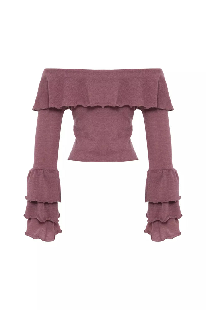 FRV Pink triko long sleeve blouse - West Bromwich