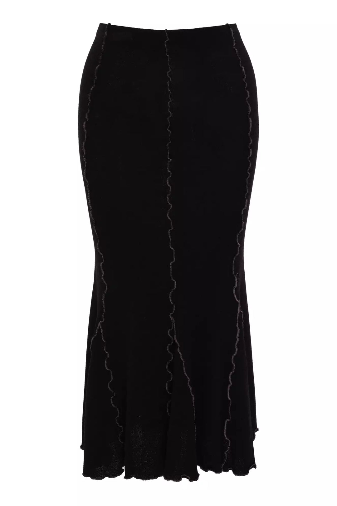 FRV Black triko midi skirt - Beloeil