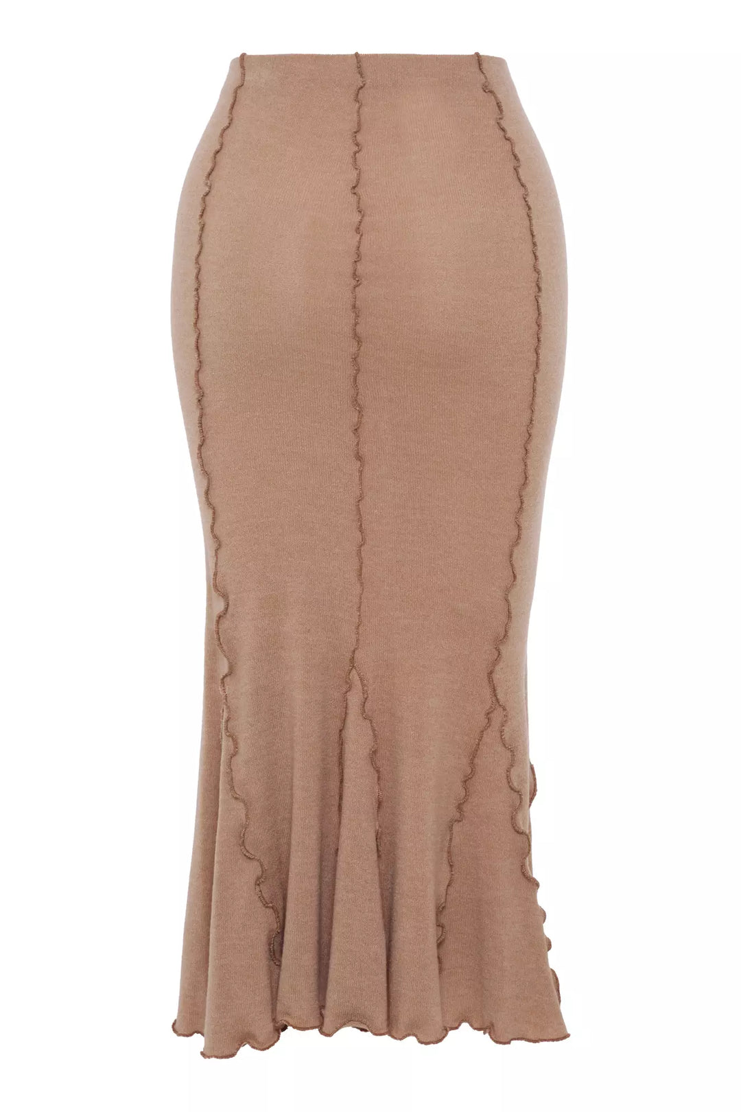 FRV Beige triko midi skirt - Towson