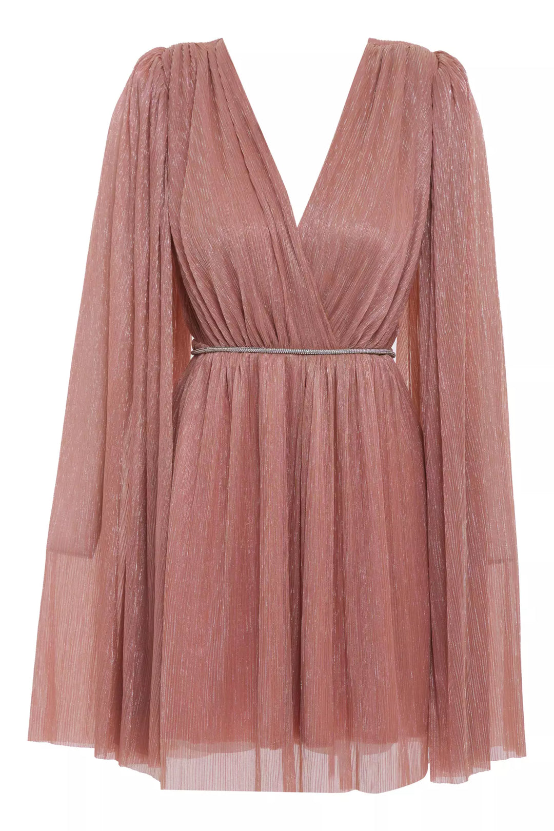 FRV Coral woven long sleeve mini dress - Meppel