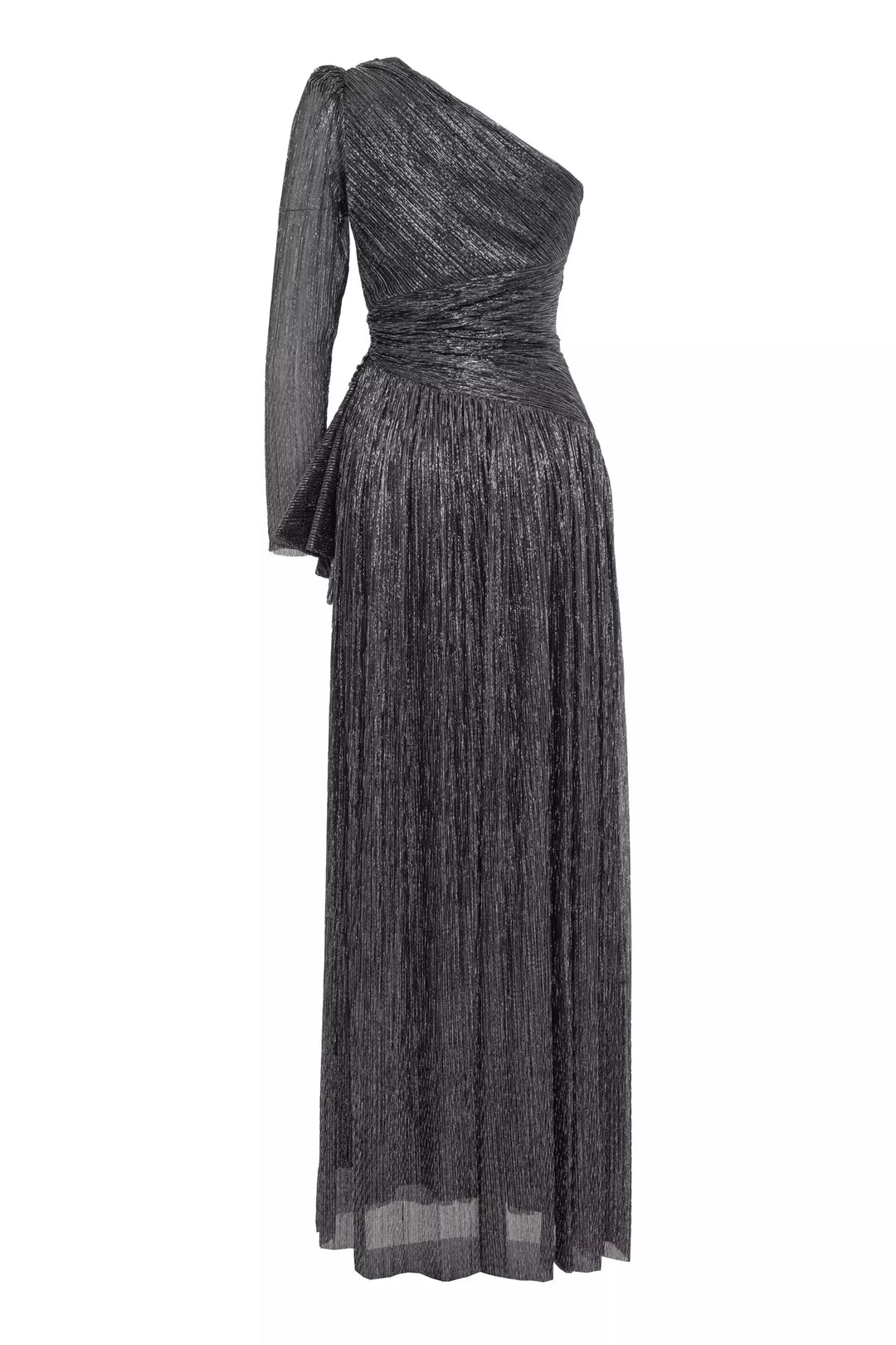 FRV Black silver moonlight single sleeve long dress - Plantation