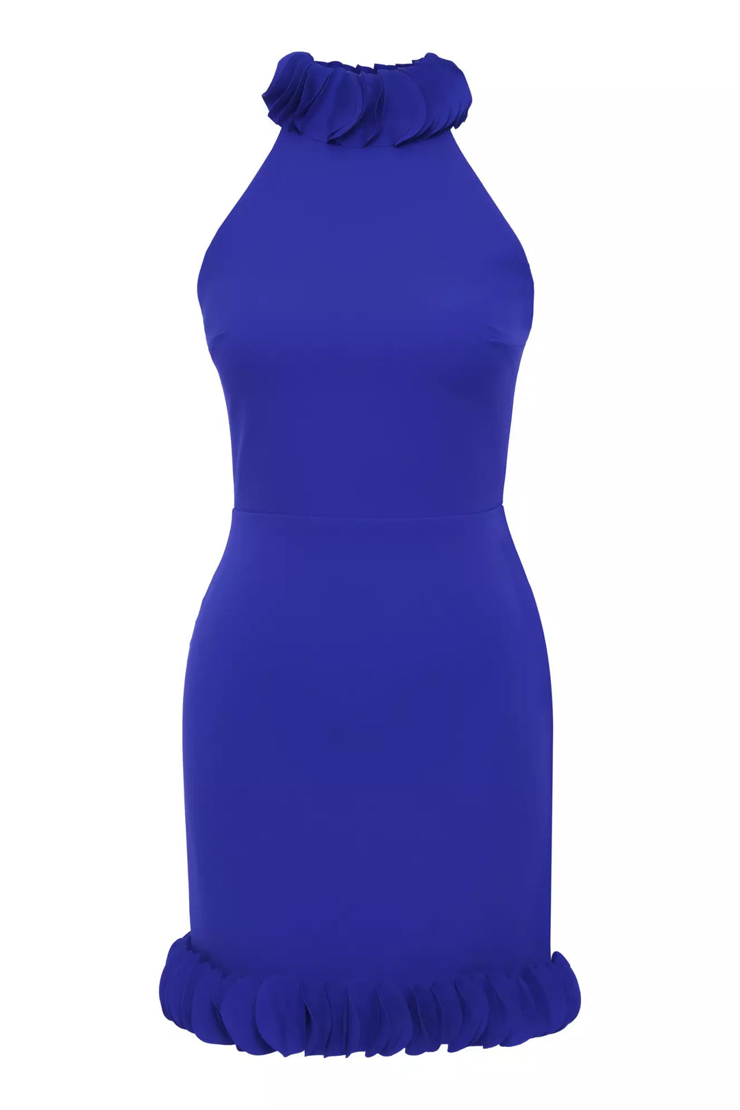 FRV Blue crepe sleeveless mini dress - Tudela