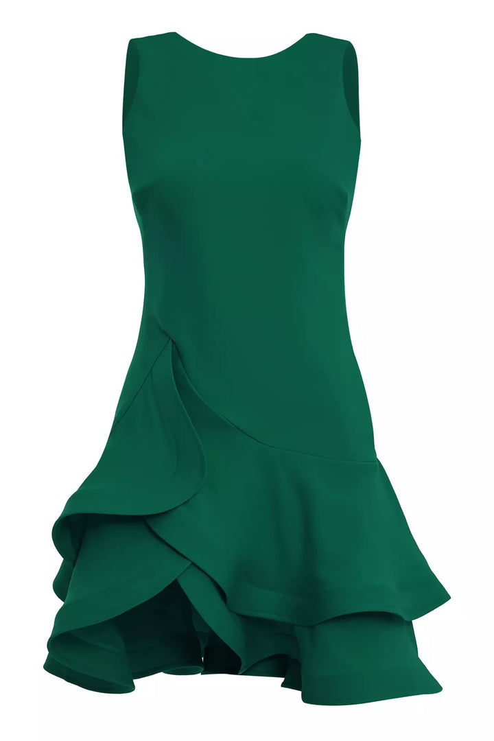 FRV Green crepe sleeveless mini dress - Pinto
