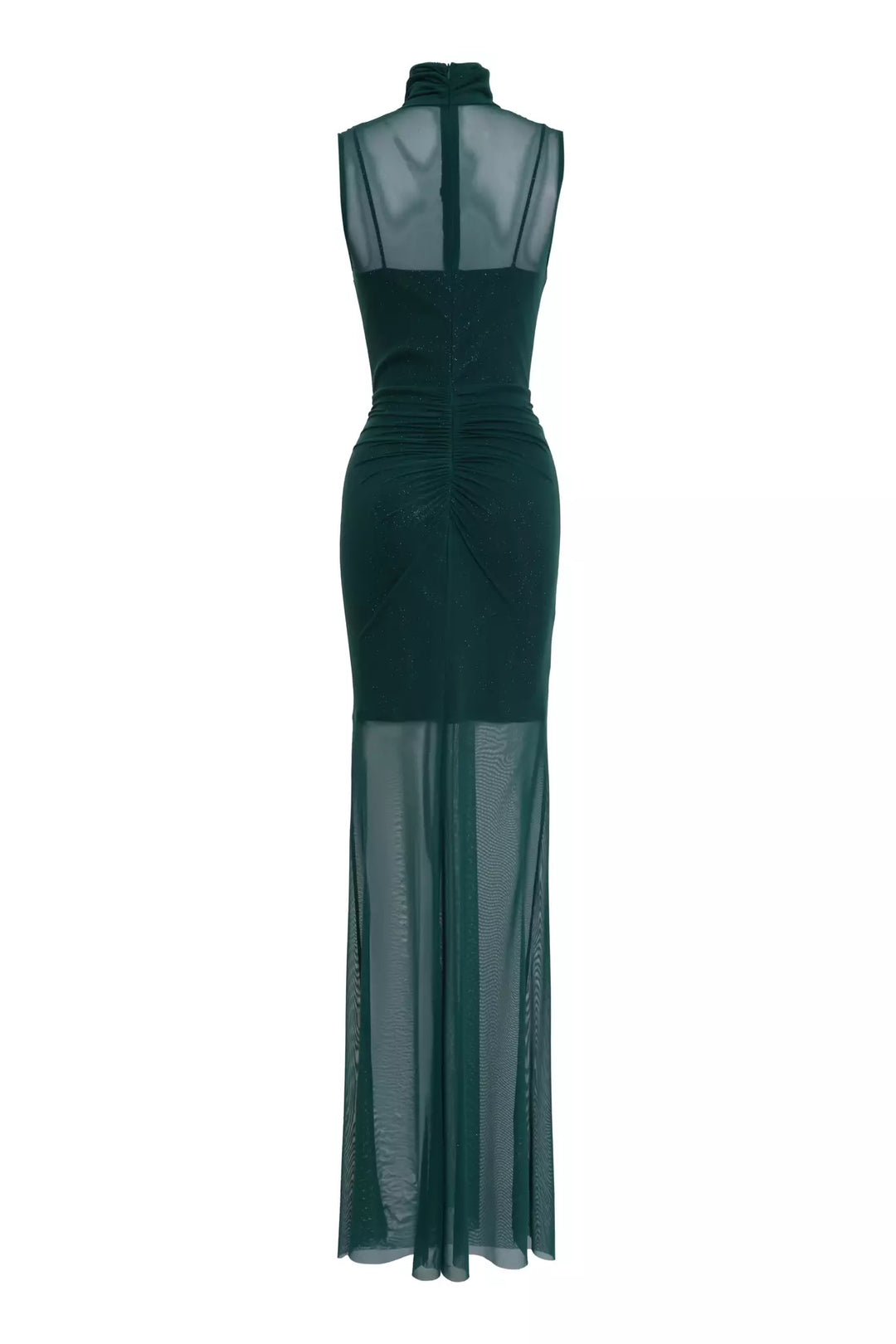 FRV Green tulle sleeveless long dress - West Jordan