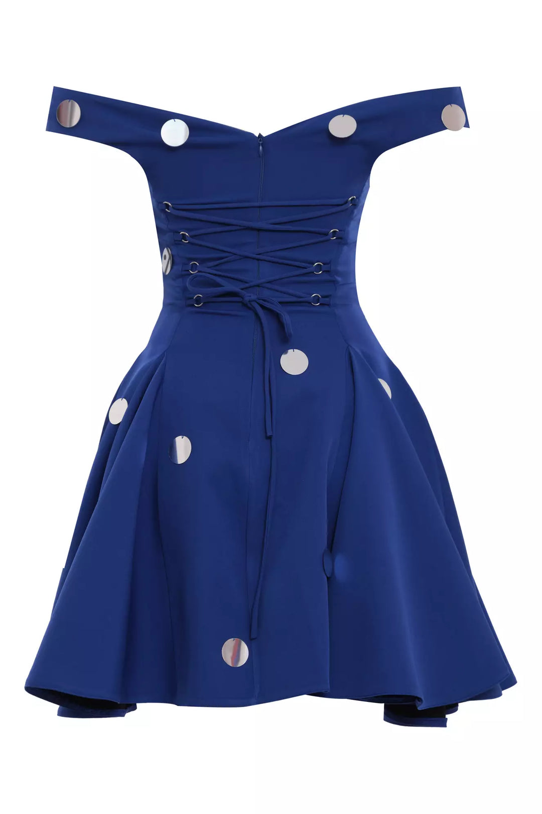 FRV Blue crepe sleeveless mini dress - San Jose