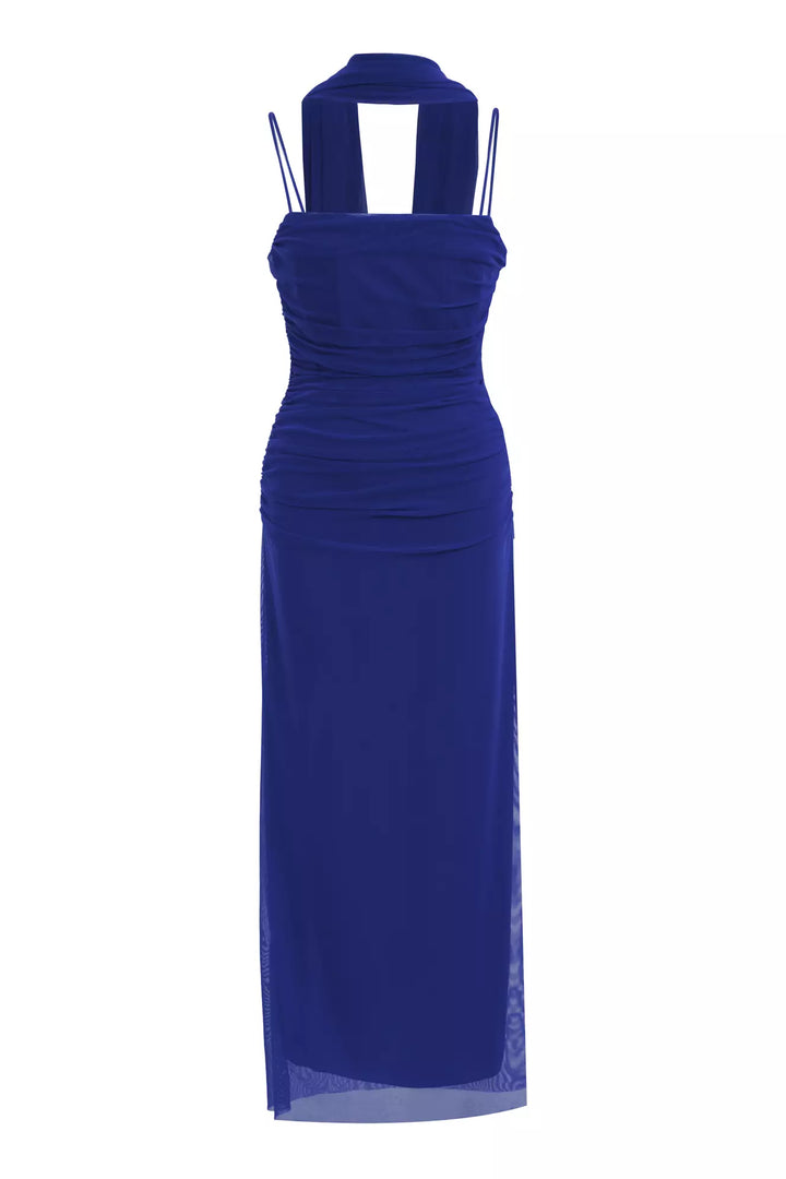 FRV Blue tulle sleeveless long dress - Wollongong