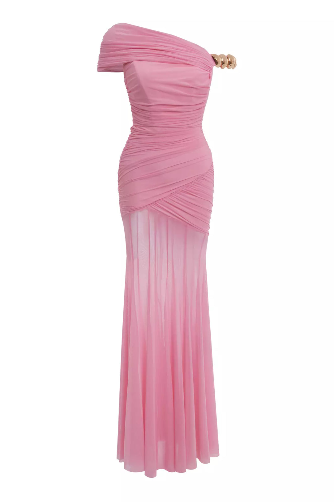 FRV Pink tulle sleeveless long dress - Granada