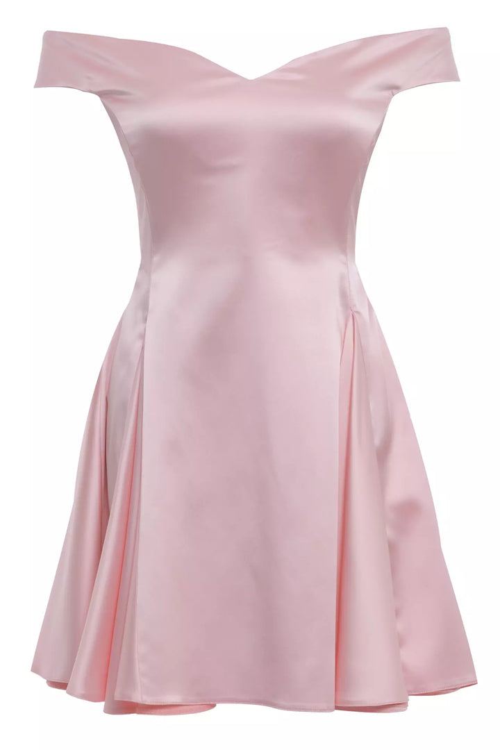 FRV Blush satin sleeveless mini dress - Cookeville
