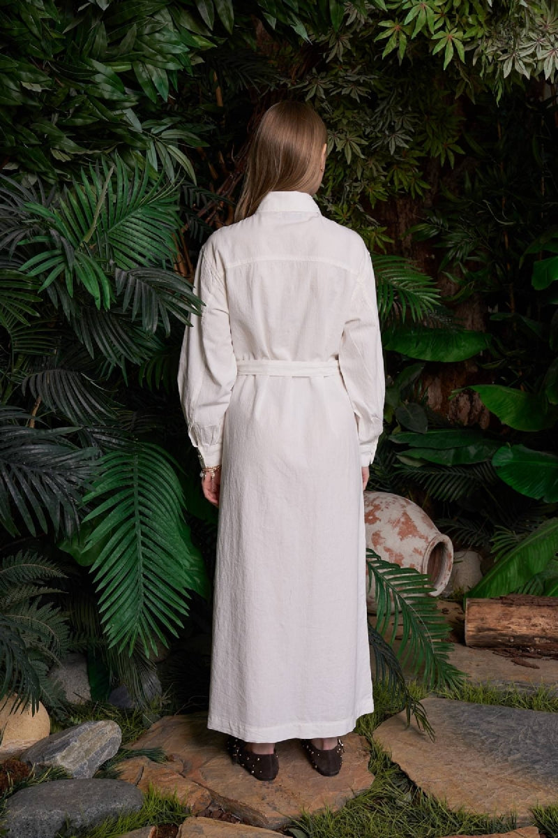 XLJ Long Linen Dress - Hengelo