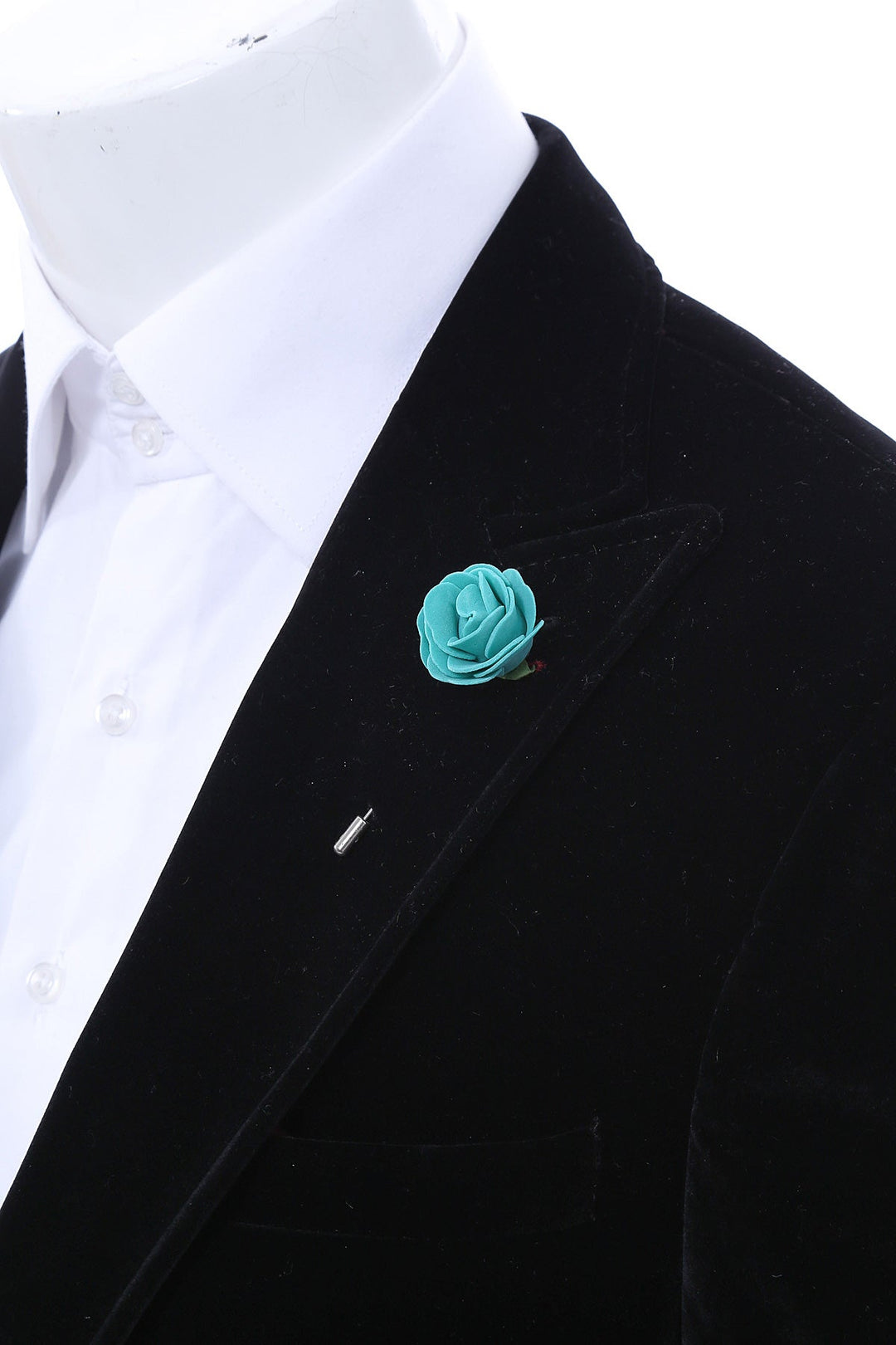 WSS Men Green Blossom Lapel Pin - Stamford