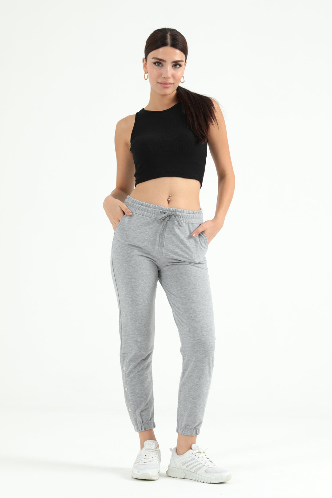 MPL Women's Cuffed Sweatpants with Studs 3004 - Pittsfield