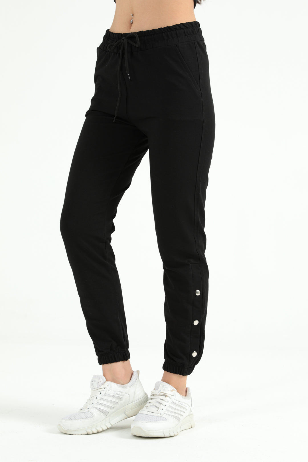 MPL Women's Cuffed Sweatpants with Studs 3004 - De Bilt