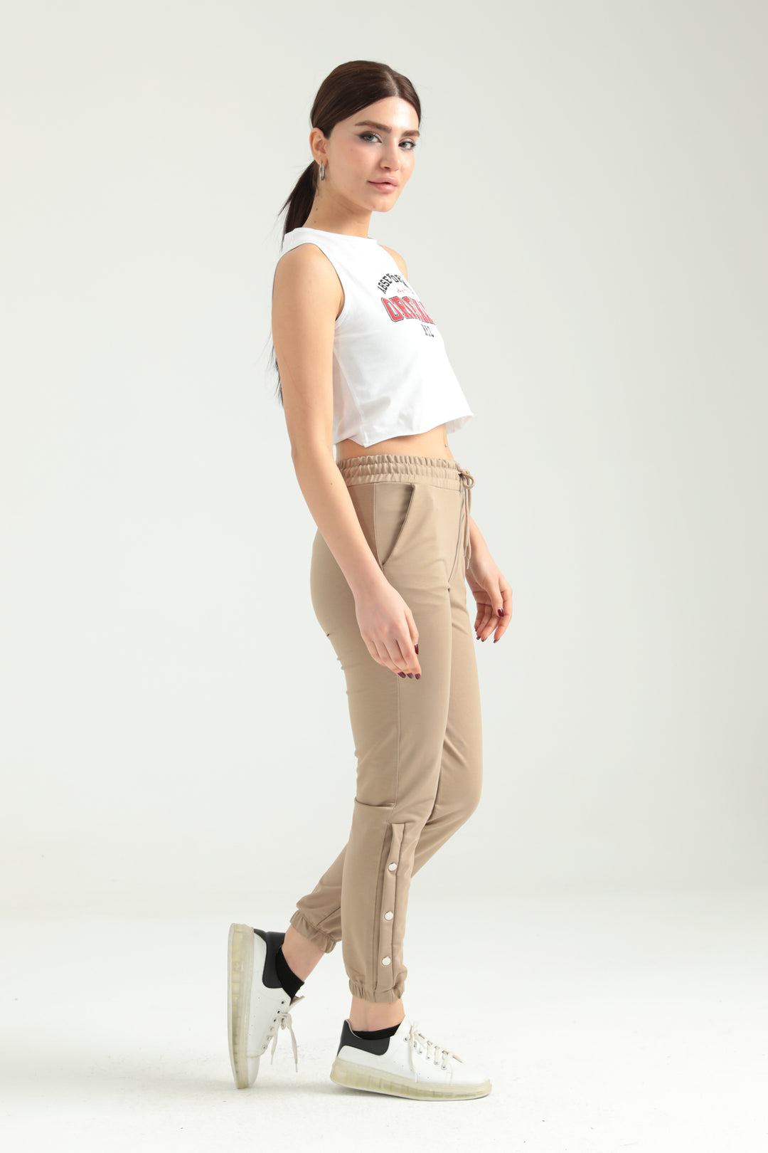 MPL Women's Cuffed Sweatpants with Studs 3004 - Tyler