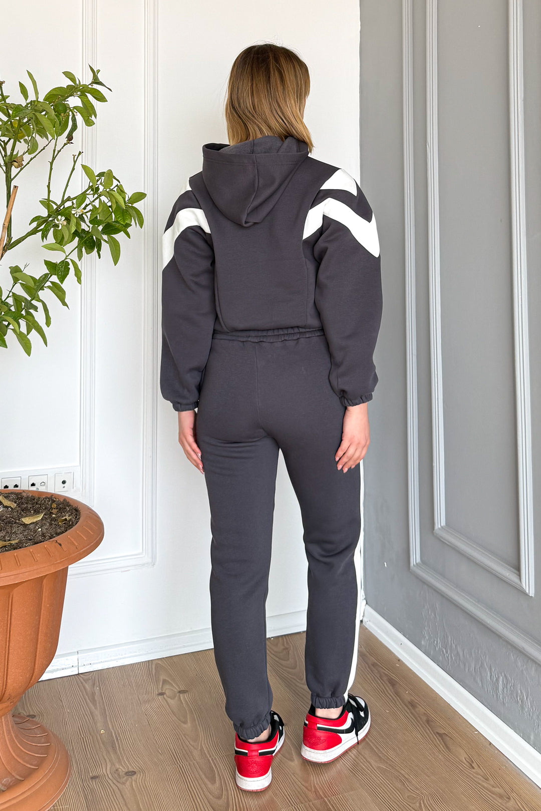 MPL Women's Hooded 3 Yarn Tracksuit with Garnish 2034 - Kansas City