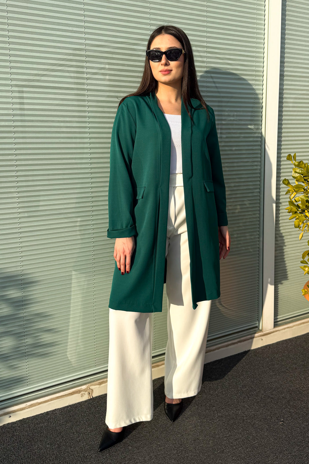 MPL Women's Plus Size Long Jacket 2335 - Inca
