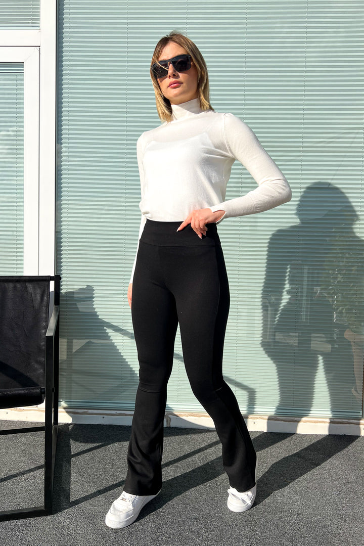 MPL Women's High Waisted Flared Leggings 0541 - Schweinfurt