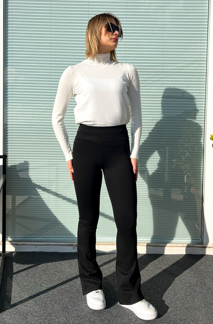 MPL Women's High Waisted Flared Leggings 0541 - Schweinfurt