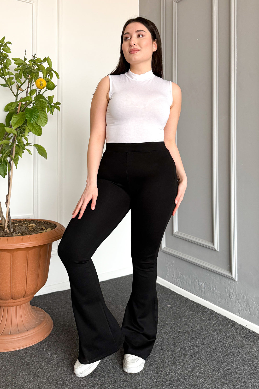 MPL Women's Plus Size Steel Spanish Leggings 0711 - West Palm Beach