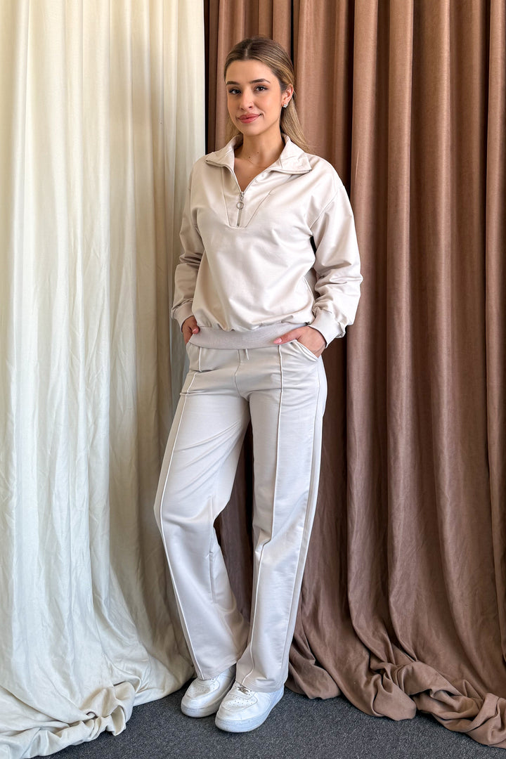 MPL Women's Collar Zippered Tracksuit 967 - Taunton