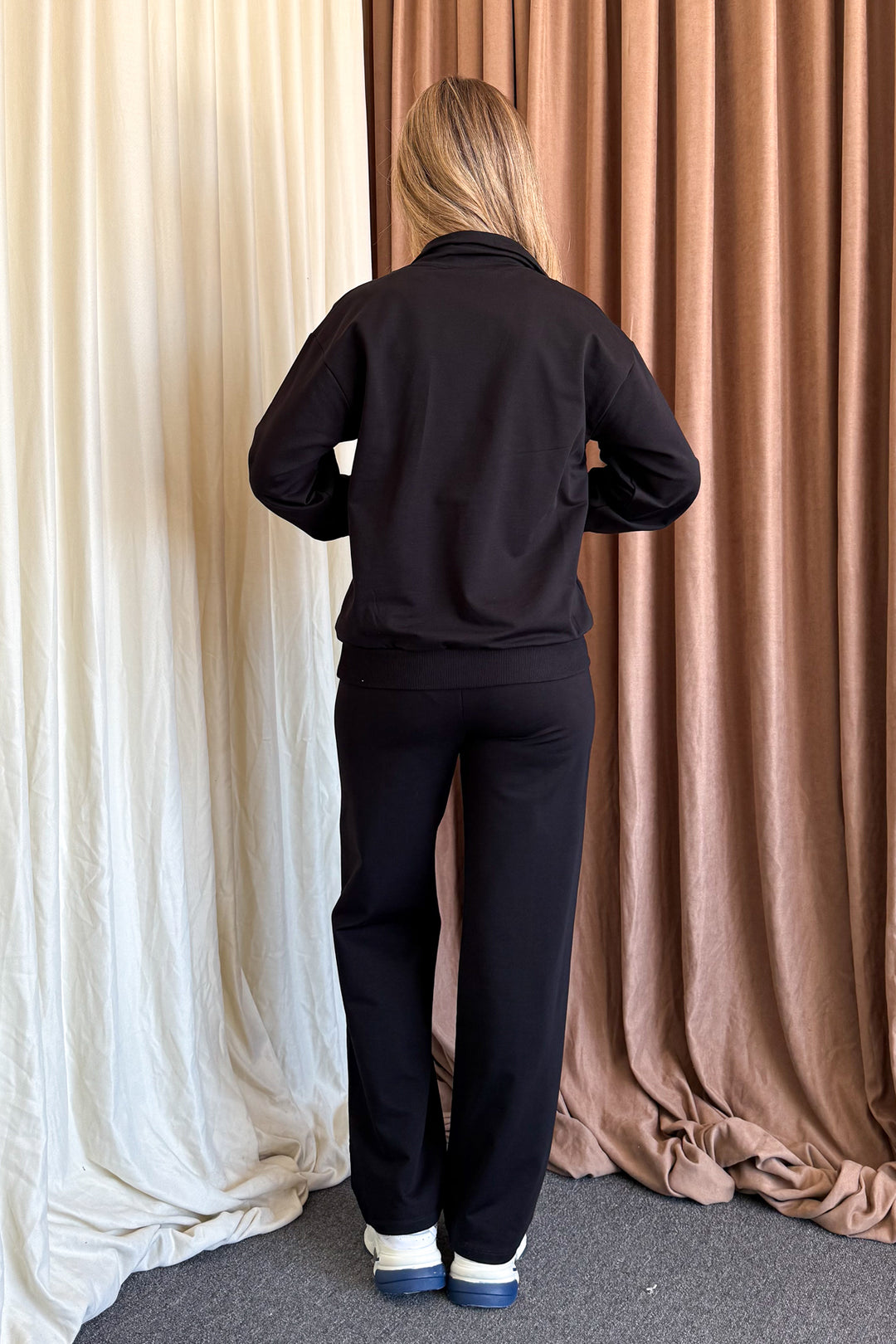 MPL Women's Collar Zippered Tracksuit 967 - Cumberland