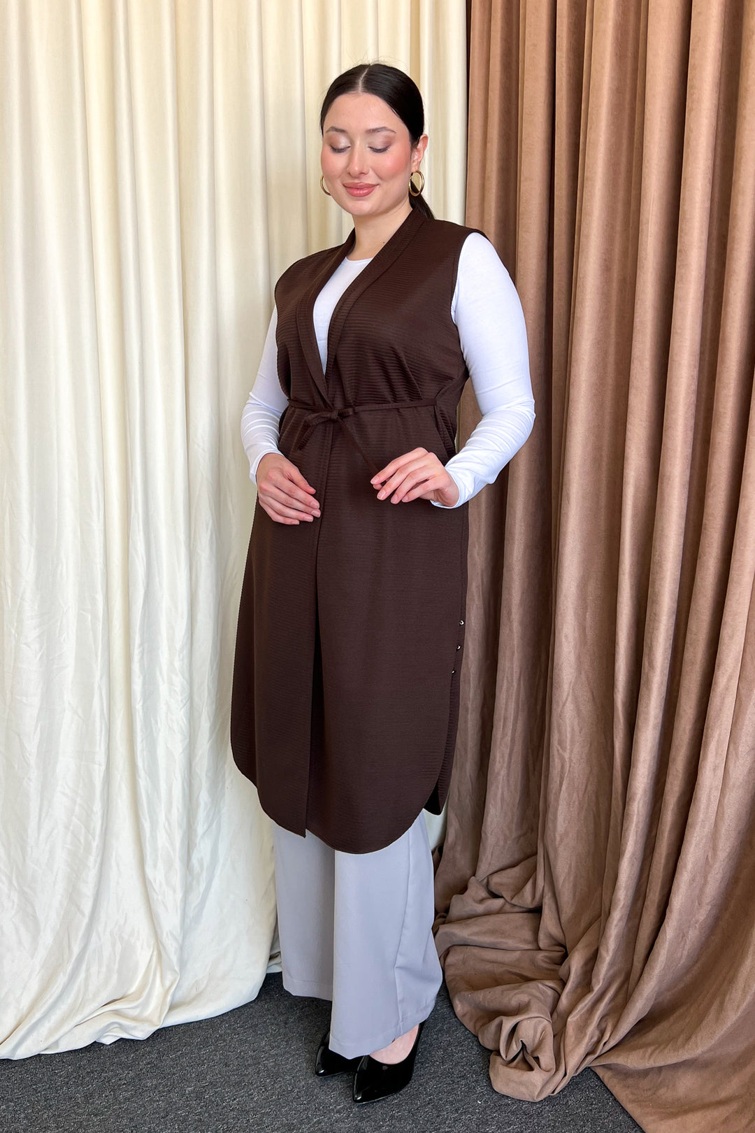 MPL Women's Buttoned B.B Ottoman Vest 7523 - Richmond