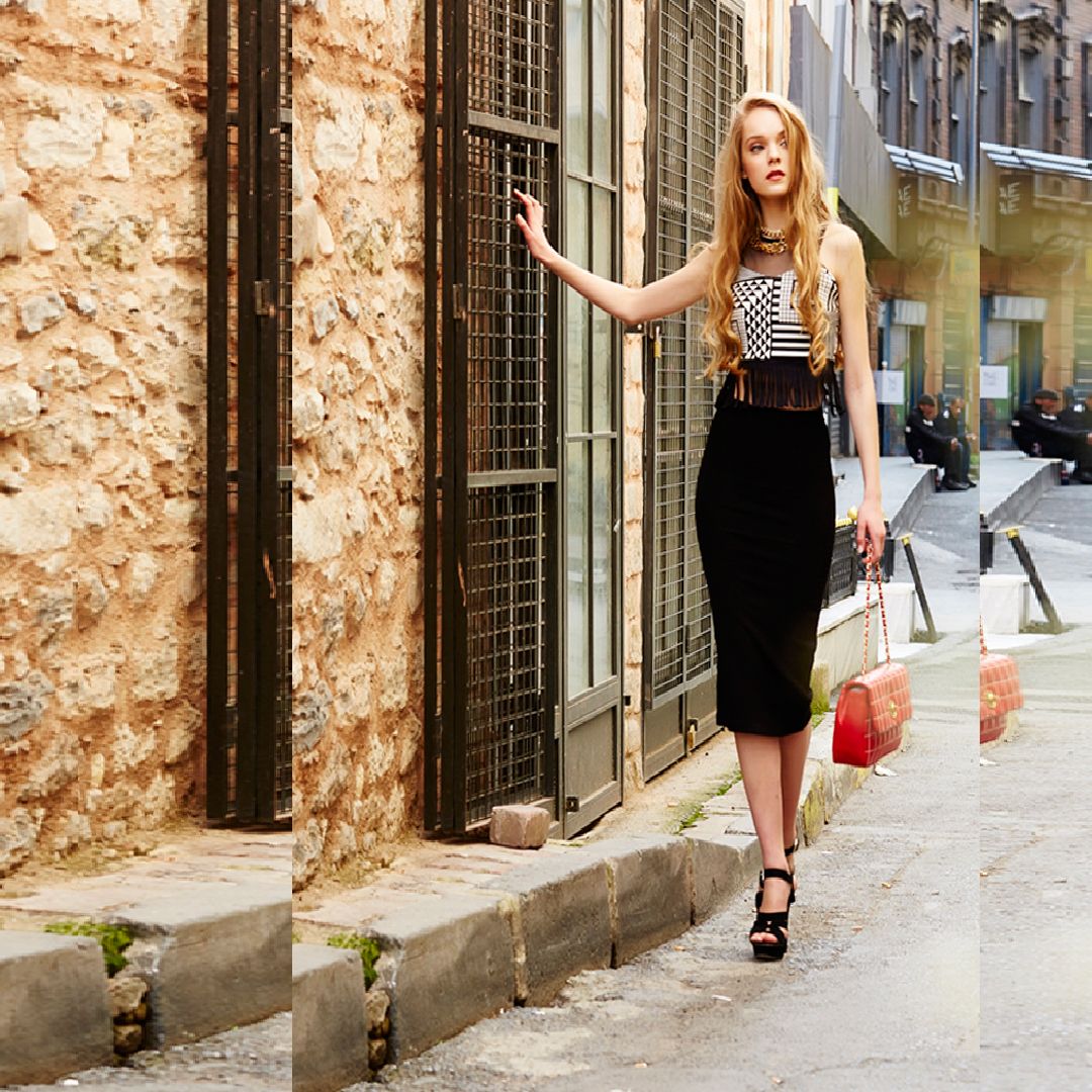 SNS Sense Black Ottoman Skirt - Câmara de Lobos